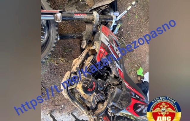 20-летний мотоциклист погиб в ДТП с «Москвичом» в Казани, подросток госпитализирован