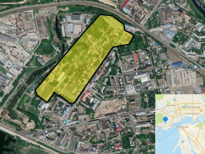 «Унистрой» выкупает землю в Адмиралтейской слободе Казани для строительства ЖК