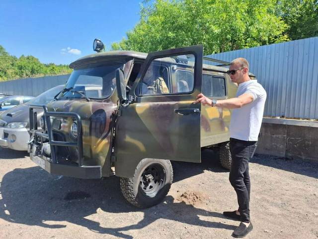 Модернизированный УАЗ из Нижнекамска отправился в зону СВО