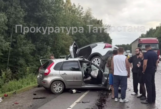 Мать с двумя детьми погибли в ДТП в Татарстане, которое спровоцировал пьяный водитель