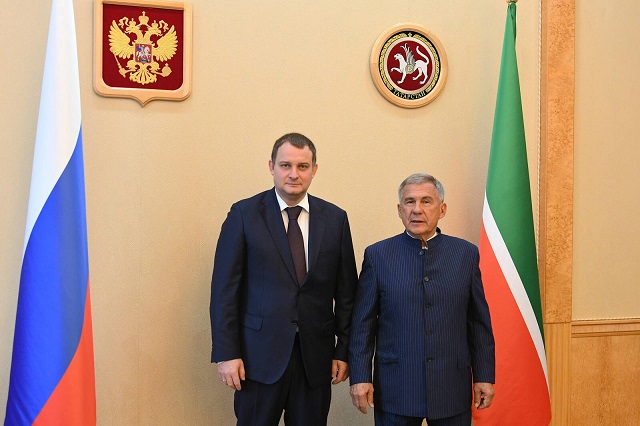 Минниханов обсудил инвестпроекты с первым вице-президентом Газпромбанка Бруссером