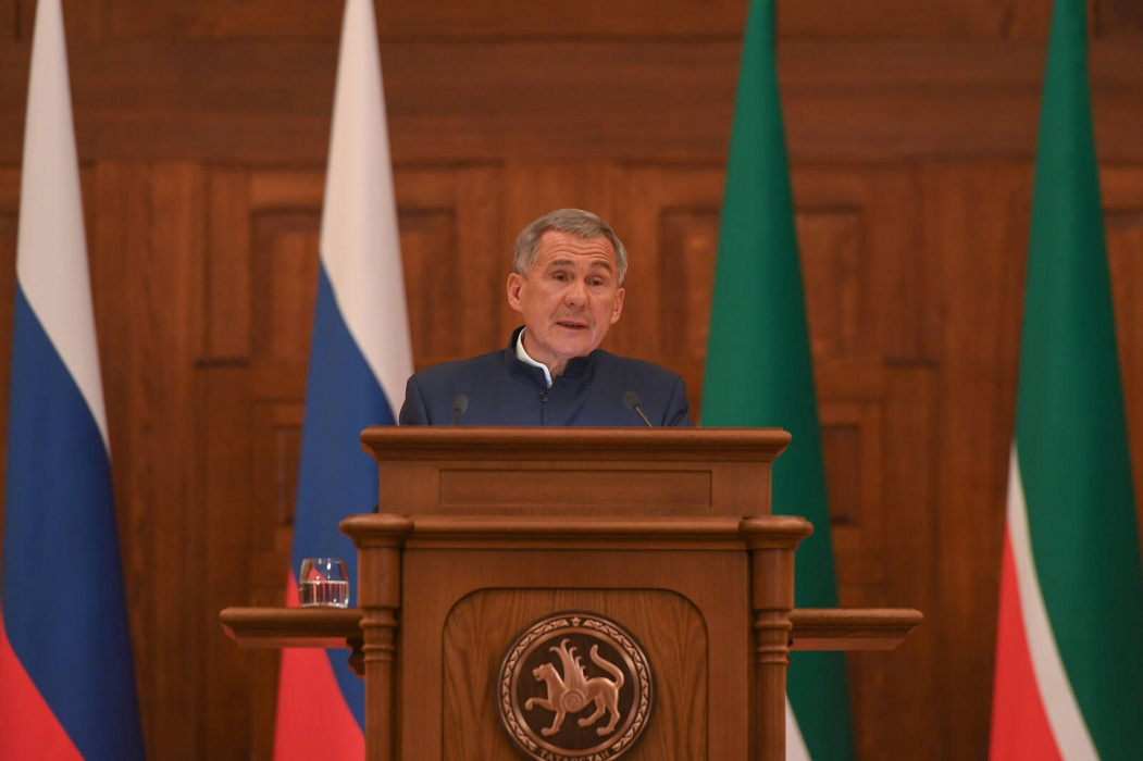 ТНВ начинает прямую трансляцию с ежегодного обращения Минниханова Госсовету РТ