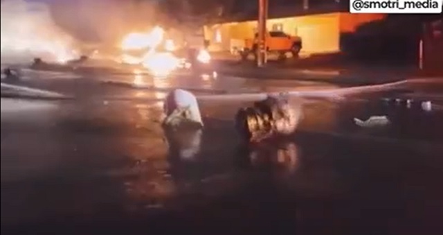 В Калифорнии потерпел крушение самолет Learjet – видео