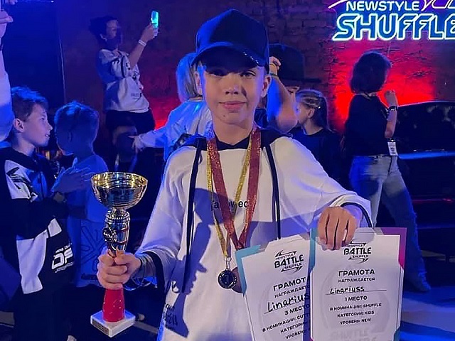 Школьник из Казани Линар Газизов победил в танцевальном турнире Newstyle Shuffle Battle Vol