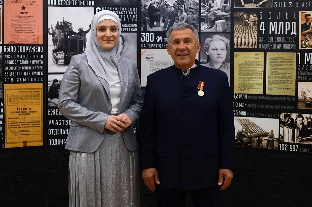 Кадыров поблагодарил Минниханова за радушный прием в Татарстане чеченской делегации