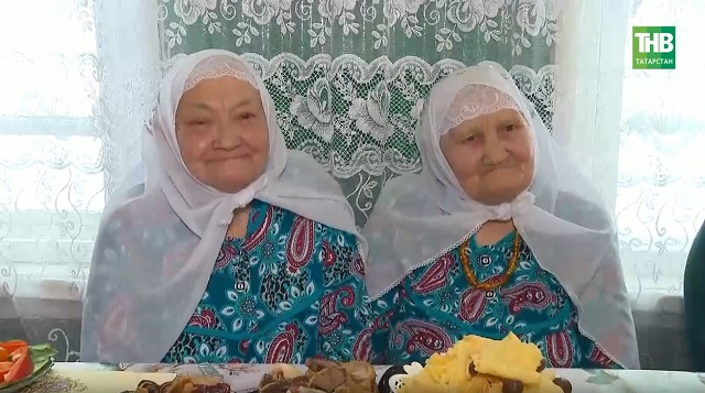 Лаеш районында игезәк әбиләр 80 яшьлек юбилейларын билгеләде