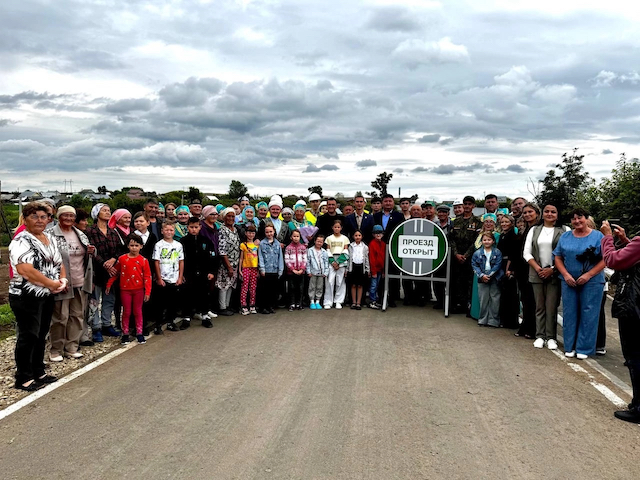 В Менделеевском районе РТ открыли обновленный мост через Возжайку