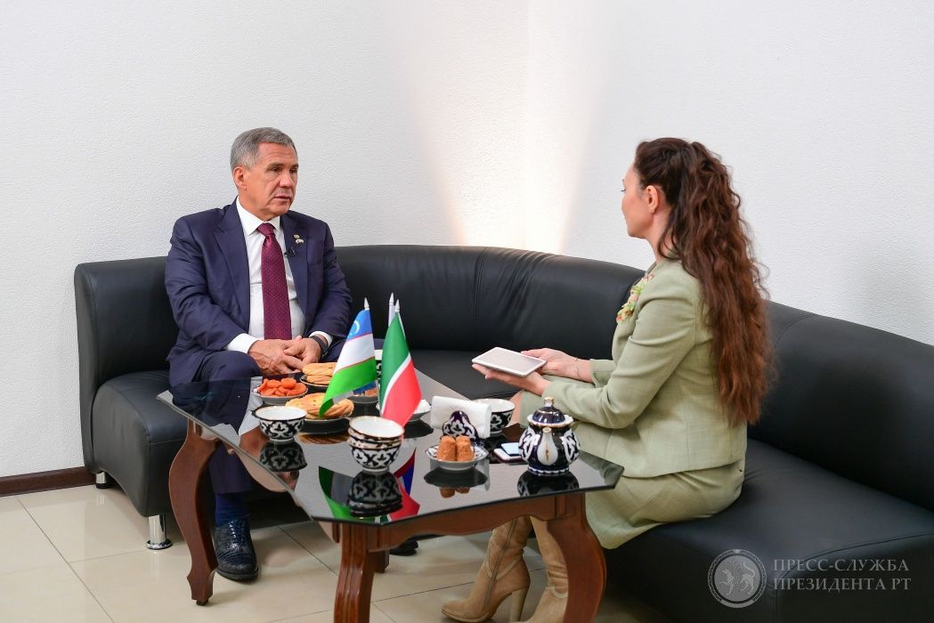 Рустам Минниханов о дружбе Татарстана и Узбекистана: «Они любят татар, а мы их – взаимно» (ВИДЕО)