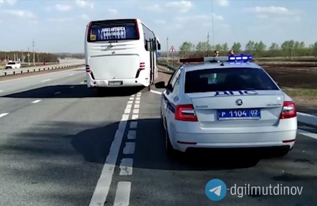 В Башкирии задержали автобус с детьми из Казани, водитель которого был пьян