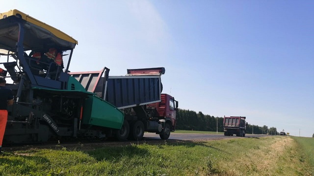 В Татарстане по нацпроекту «БКД» обновляют дорогу Каменка – Дубъязы – Большая Атня