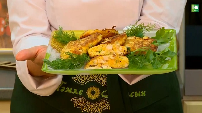 Кабак һәм тавык итеннән кәтлит - видео