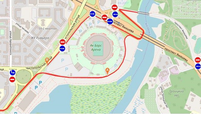 Мэрия Казани опубликовала список улиц, где ограничат движение 20 августа