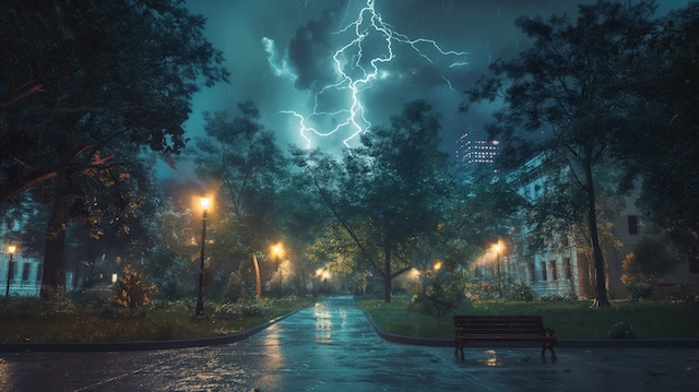 Штормовой удар стихии: сильный ветер и гроза идут на Татарстан