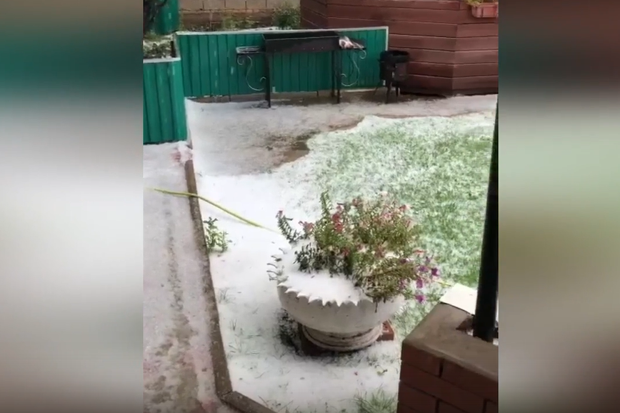 Башкортстанда кар яуган