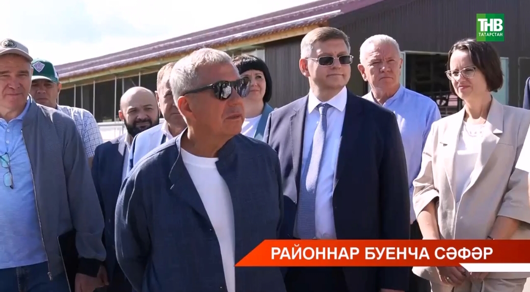 Рөстәм Миңнехановның Татарстан районнарына эш сәфәре
