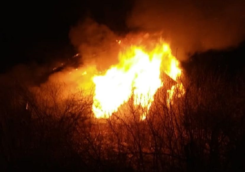 Житель Зеленодольского района сгорел вместе с домом