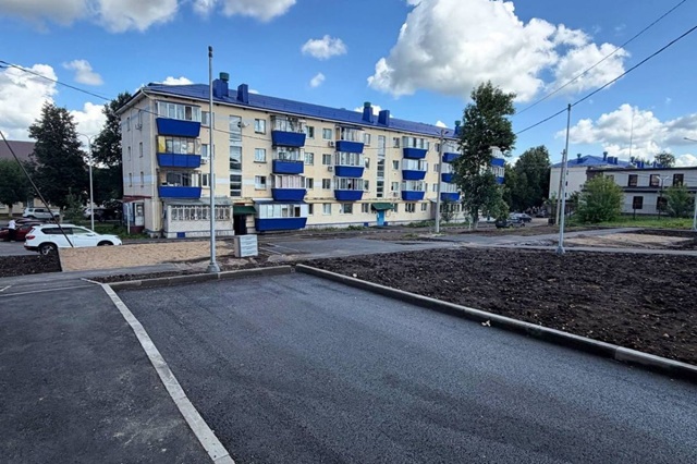 В Лениногорске завершается благоустройство 14 дворов по программе «Наш двор»