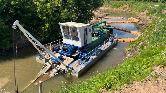 Русло реки Берсут в Татарстане очистили на 51% по нацпроекту