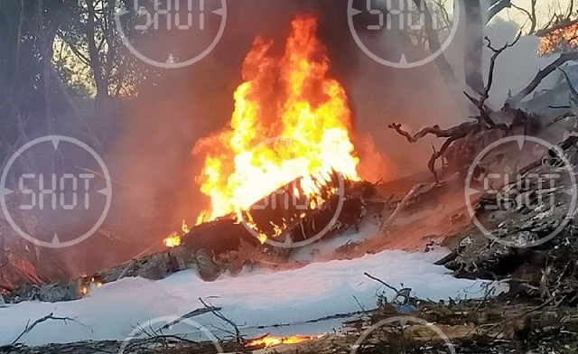 Четверо погибли: момент крушения самолета Ил-76 под Рязанью попал на видео