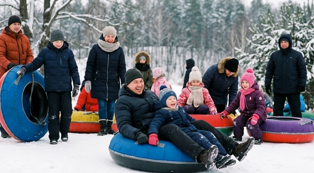 Тюбинги, фейерверки, переедание: инструкция по выживанию в новогодние каникулы