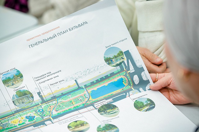 Благоустройство второй очереди бульвара на Серова в Казани близится к завершению