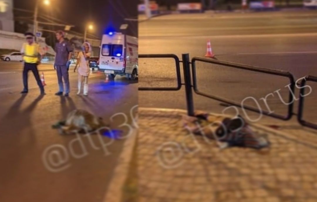 Шокирующее видео: BMW на бешеной скорости разорвало пешехода на двое (18+)