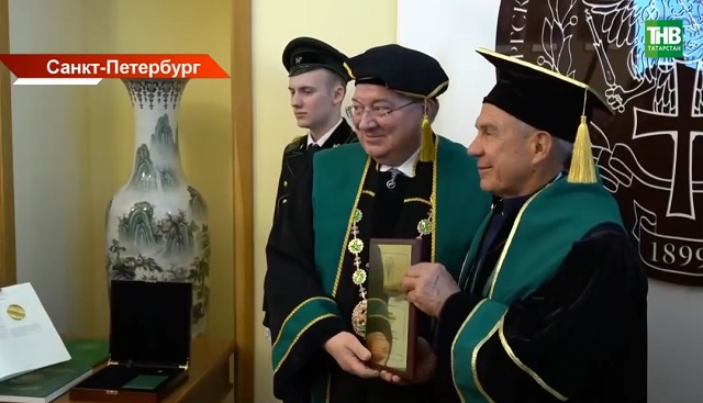 Минниханов стал почетным доктором Санкт-Петербургского политеха Петра Великого