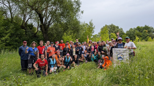 Десятки добровольцев из Татарстана очистили Казанку в ходе рекордного экосплава