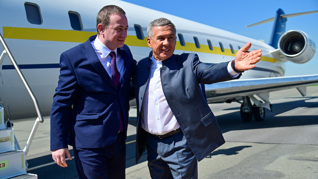 Премьер-министр Беларуси Александр Турчин прибыл в Татарстан с визитом