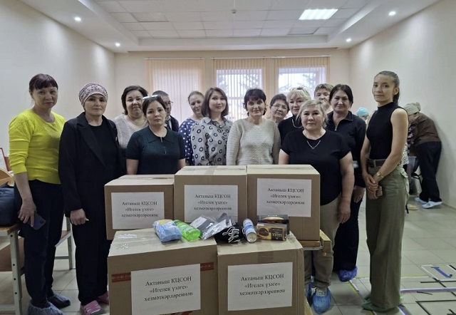 Актаныш районы волонтерлары хәрбиләргә чираттагы ярдәм әзерләгәннәр