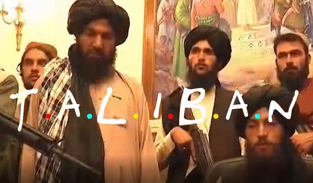 Неизвестный автор представил Талибов героями сериала «Друзья» – видео