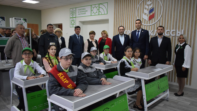 Новый агротехкласс по генетике растений открылся в Тукаевском районе Татарстана