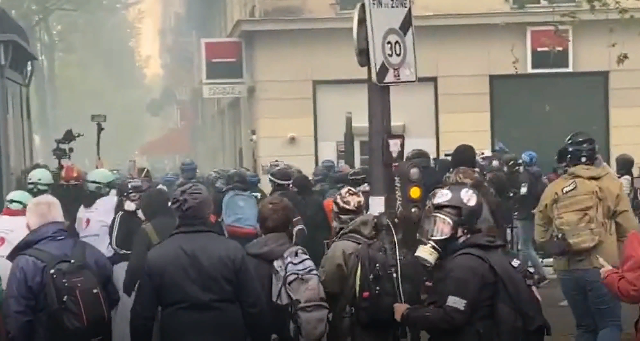 Во Франции задержаны 56 человек во время первомайской демонстрации