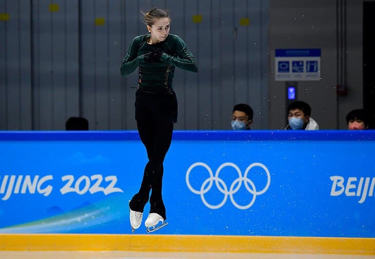 Проблемы позади? Камила Валиева вышла на тренировку