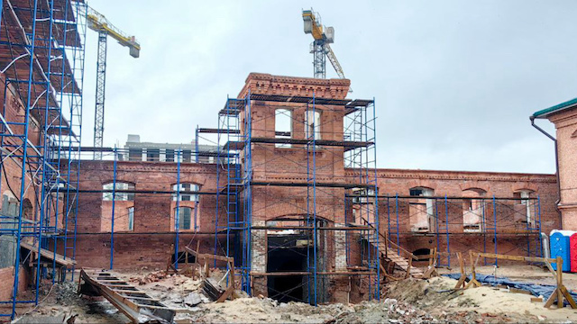 В Казани продолжается реставрация исторического завода Петцольда XIX века