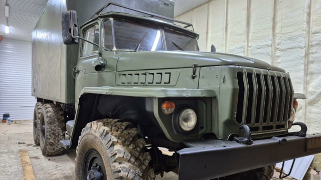 В Балтасинском районе Татарстана подготовили грузовик «УРАЛ» для отправки в зону СВО