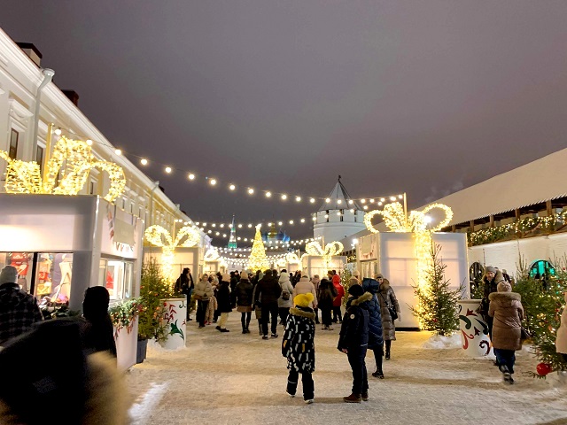 В новогодние праздники Казань посетили на 22 000 туристов больше, чем годом ранее