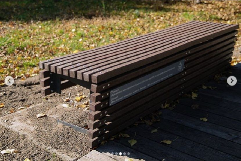 В парке Урицкого в Казани разместили объекты из переработанного пластика