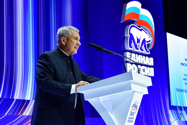 Татарстанская «Единая Россия» выдвинула Рустама Минниханова на выборы Раиса РТ