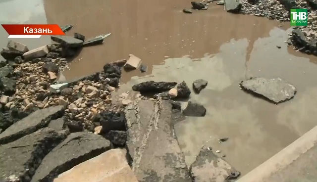 Казань приходит в себя после первого мощного летнего ливня