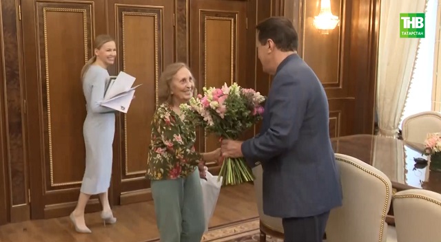 Данлыклы композитор Сара Садыйкованың кызы Әлфия Айдарская 100 яшен билгеләп үтә