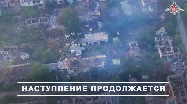 Кадры освобождения Первого Мая в ДНР показало Минобороны РФ