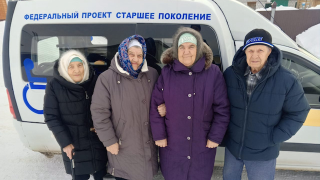 Доставку пенсионеров в больницы организовали в Тюлячинском районе Татарстана