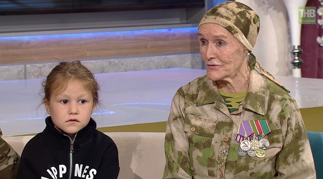 85-летняя волонтер из Татарстана в эфире ТНВ рассказала о помощи фронту