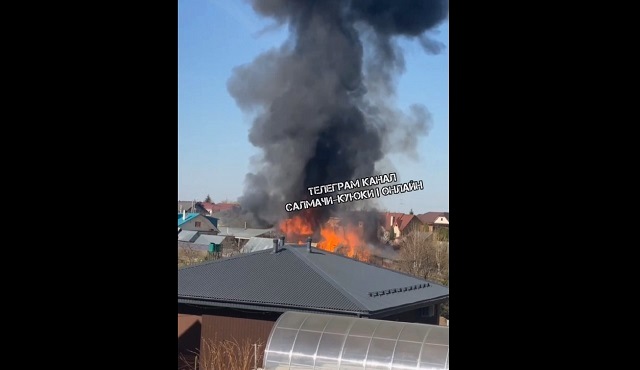 Стали известны подробности крупного пожара в Куюках