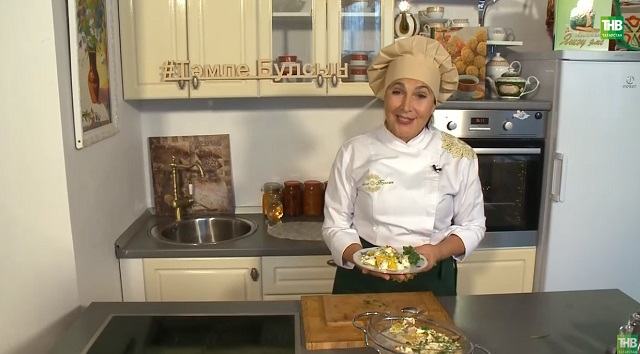 Балык һәм кабактан тәмле рецепт - видео