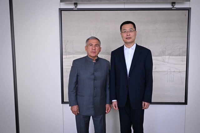 Рустам Минниханов встретился с вице-губернатором Чжэцзяна в Ханчжоу