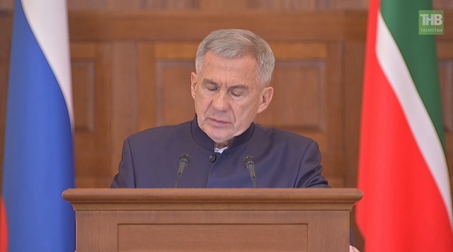 Рустам Минниханов: татарстанцы в зоне СВО демонстрируют несгибаемость силы духа