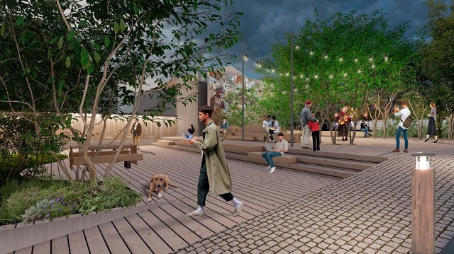 Так выглядит будущий сквер на улице Волкова в Казани. Опубликованы эскизы