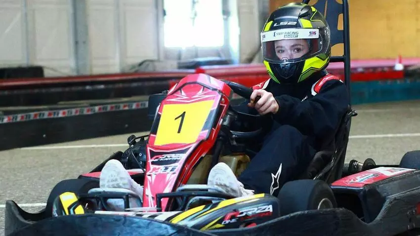 Камила Валиева погоняла на картинге в Сочи